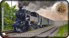 Magnetka - 130 let Jemnické dráhy