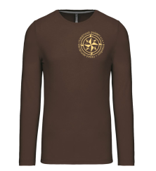 Pánské tričko s dlouhým rukávem "Logo Turistické známky"