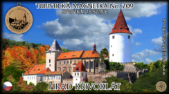 Magnetka č. 209 - Hrad Křivoklát