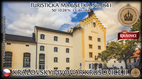 Magnetka č. 841 - Královský pivovar Krušovice II.