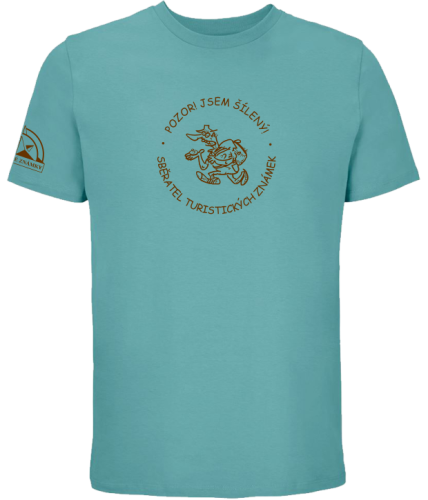 Tričko SOLS "Šílený sběratel Turistických známek" - Barva: Astral Purple, Velikost: 3XL