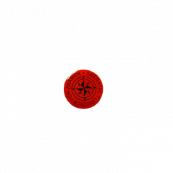 Odznak s logem Turistických známek - červená