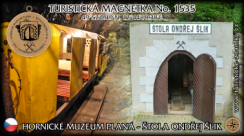 Magnetka č. 1535 - Hornické muzeum Planá- Štola Ondřej Šlik