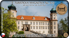Magnetka Zámek Mníšek pod Brdy