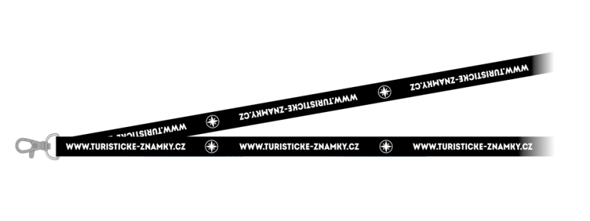 Šňůrka na krk LANYARD - Barva: Černá