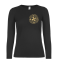 Dámské tričko s dlouhým rukávem "Logo Turistické známky" - Barva: Černá, Velikost: L