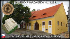 Magnetka č. 1235 - Centrum Mistra Jana Husa - Husinec