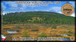 Magnetka č. 1504 - Na Čihadle - Jizerské hory