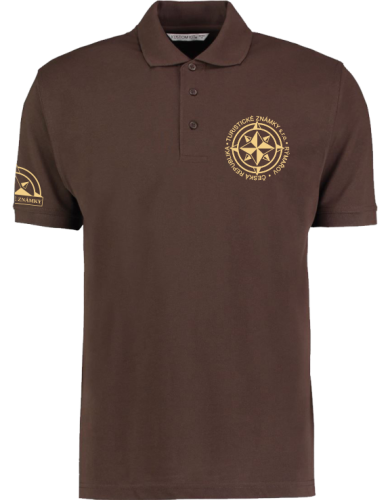 Pánské tričko polo Kustom Kit "LOGO TZ" - Barva: Charcoal, Velikost: XL
