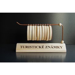 Stojan na Turistické známky