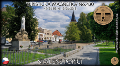 Magnetka č. 430 - Spálené Poříčí