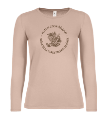 Dámské tričko s dlouhým rukávem "Šílená sběratelka Turistických známek"