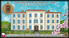 Magnetka No. 2000 Návštěvnické centrum Turistických známek - jaro