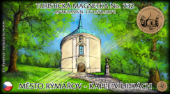 Magnetka No. 732 Město Rýmařov - Kaple V Lipkách