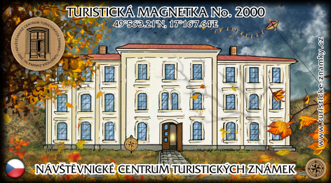 Magnetka No. 2000 Návštěvnické centrum Turistických známek - podzim