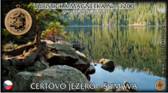 Magnetka č. 1200 - Čertovo jezero - Šumava
