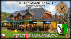 Magnetka č. 387 - Resort Skalka Benecko