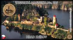 Magnetka č. 206 - Hrad Zvíkov