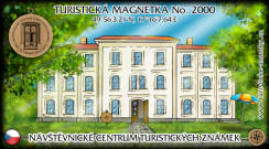 Magnetka No. 2000 Návštěvnické centrum Turistických známek - léto