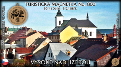 Magnetka č. 800 - Vysoké nad Jizerou