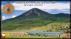 Magnetka č. 489 - Turistická chata na Lovoši