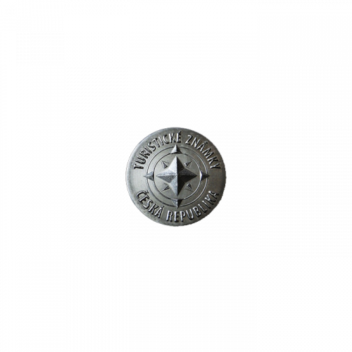 Odznak s logem TZ - stříbrný
