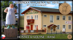 Magnetka č. 1015 - Hoštice u Volyně - Ranč