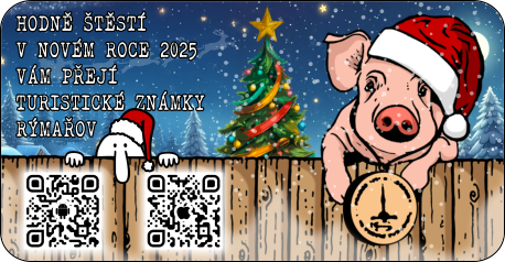 PF 2025 - Turistická nálepka