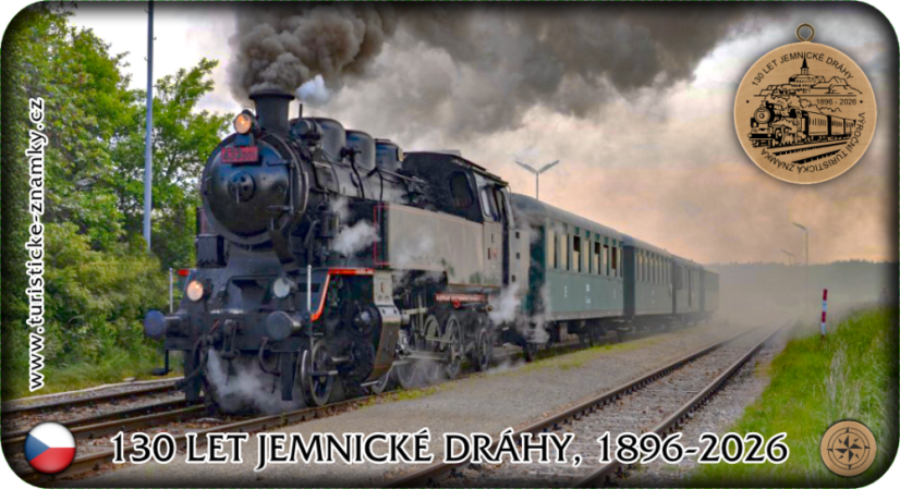 Magnetka - 130 let Jemnické dráhy