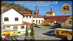 Magnetka č. 843 - Pivovar Černá Hora