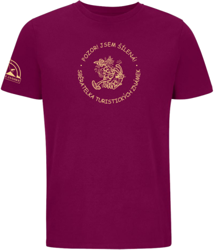 Tričko SOLS "Šílená sběratelka Turistických známek"