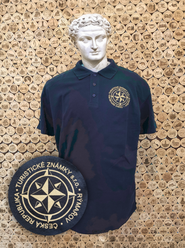 Pánské polo tričko - Barva: Navy, Velikost: XL