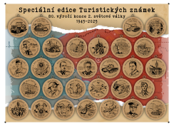 Kovová cedule na Speciální edici „ 80. VÝROČÍ KONCE 2. SVĚTOVÉ VÁLKY "