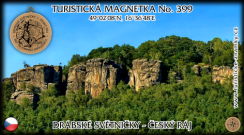 Magnetka č. 399 - Drábské světničky - Český Ráj