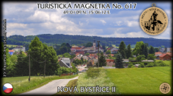 Magnetka č. 617 - Nová Bystřice II.