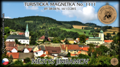 Magnetka č. 1111 - Městys Jimramov