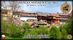 Magnetka č. 403 - Město Úštěk