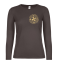 Dámské tričko s dlouhým rukávem "Logo Turistické známky" - Barva: Bear Brown, Velikost: M