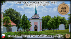 Magnetka č. 1427 - Skalka - Kostel sv. Máří Magdaleny