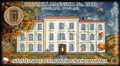 Magnetka No. 2000 Návštěvnické centrum Turistických známek - podzim