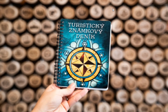 Deníček na Turistické známky - Logo vitráž