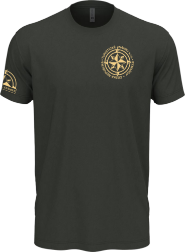 Tričko  NLA "LOGO TZ " - Barva: Graphit Black, Velikost: 3XL