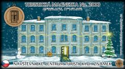 Magnetka No. 2000 Návštěvnické centrum Turistických známek - zima