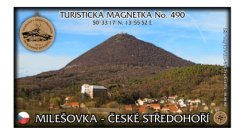 Magnetka č. 490 - Milešovka