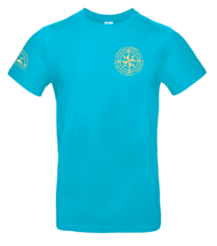 Pánské tričko logo " TURISTICKÉ ZNÁMKY " - Barva: Atoll, Velikost: XL