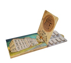 Žvýkačky Charity Gums – Návštěvnické centrum Turistických známek